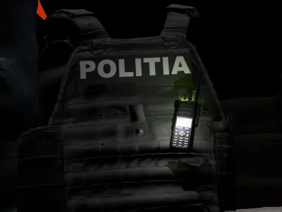 Bulletproof Vest on Street 3D model