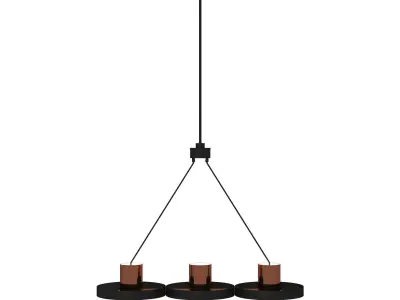 Chandelier lamp 3D model purchase