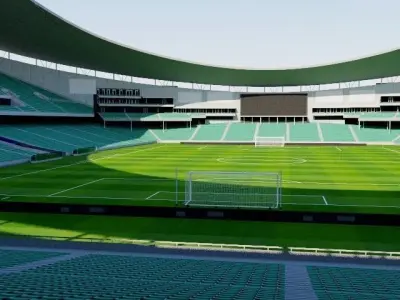 Allianz Stadium - Sydney Football Stadium Low-poly 3D model