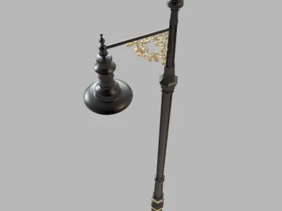 London Street Lamp 3D model