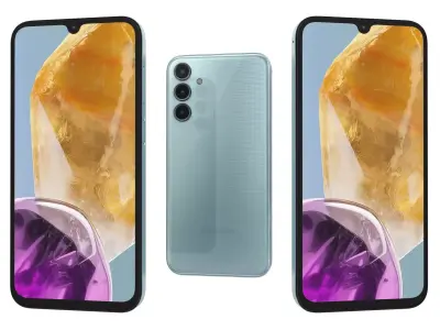 Samsung Galaxy M15 Light Blue 3D model