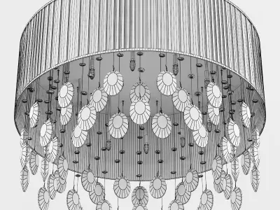 745124 Cappe Lightstar Ceiling Chandelier 3D model