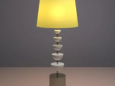 Crescent Lamp 3D model