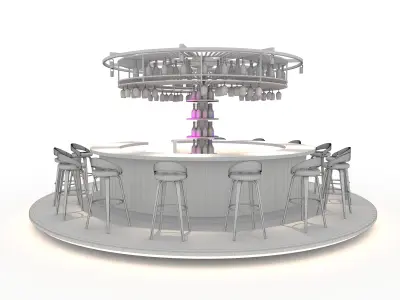 Circural Bar 01 3D model