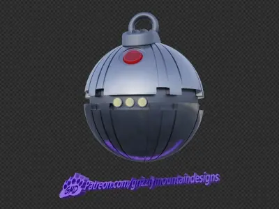 Star Wars Thermal Detonator replica AND Christmas ornament 3D print model