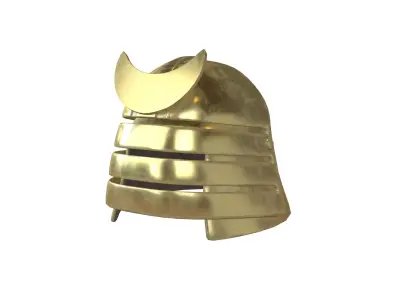 War Helmet V3 004 Low-poly 3D model
