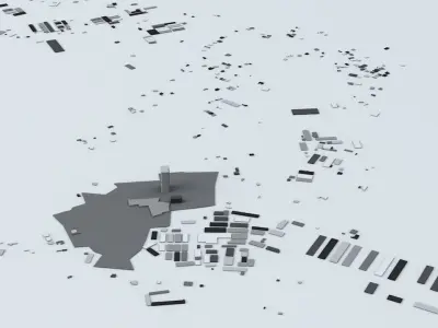 Kabul Streets and Buildings 3D model