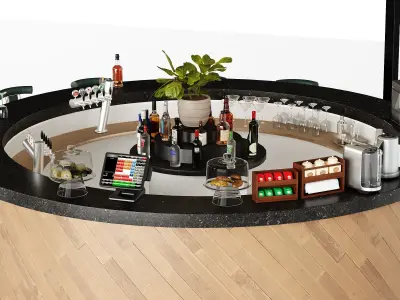 Bar 17 Exterior Bar 2 3D model