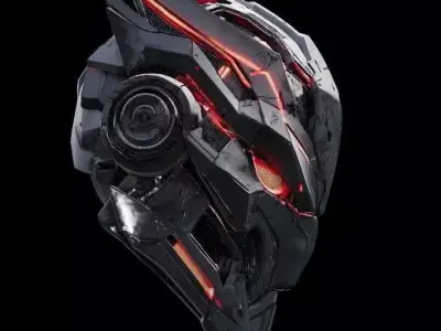Evil Mask Helm 3D model