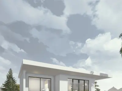 Bungalow model 01 3D model