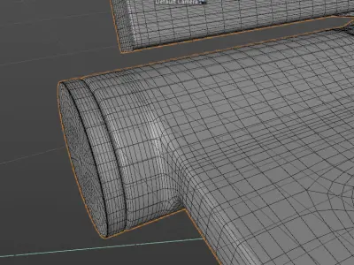 door hinges 3D model