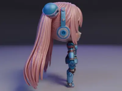 android chibi 3D print model