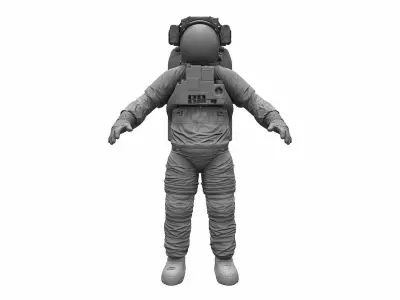 Extravehicular Mobility Unit - High Poly 3D model