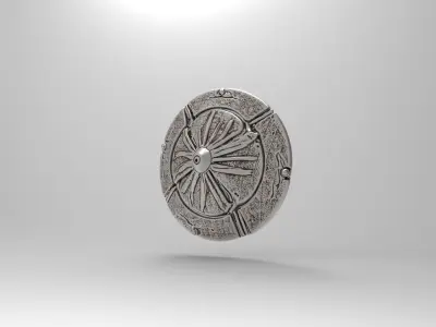 sci-fi fantasy shield 3D print model order