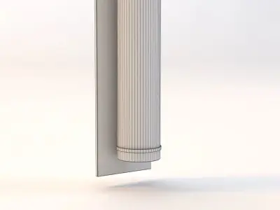 Airis Outdoor Wall Sconce - Medium by Hubbardton Forge 3D model