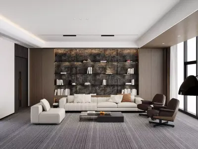 Modern Executive Office 3D model