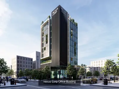Buildings Exterior Design 3D Model Pack