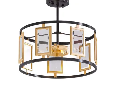 Modern Semi Flush Ceiling 3D model