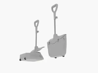  Dustpan Wheel 3D model