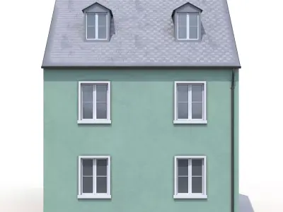 House Low-poly 3D model 25