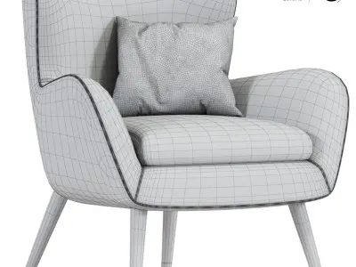 Stresa Nicoline Armchair 3D model
