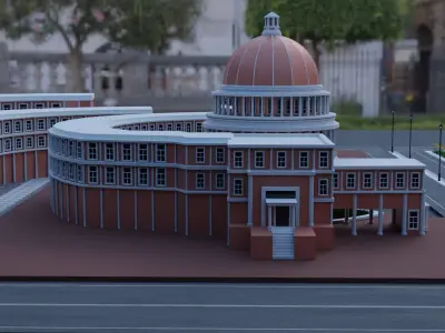 National Assembly Headquarter  Free 3D model