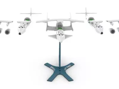Vigin Galactic White Knight  3D print model