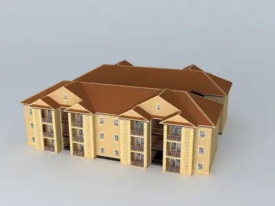 Paladian Village Apartments Free 3D model