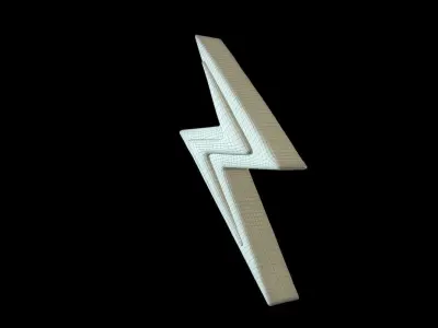 lighting  icon Low-poly 3D model