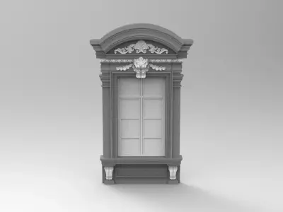 window 3D model shop