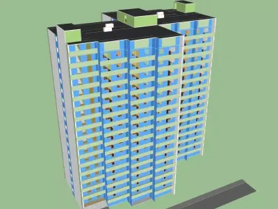 House I700A Moskow 3D model