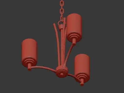PITTMAN chandelier 3D model