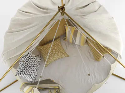 Tiipii bed  3D model