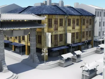 Chinatown Market 3D model