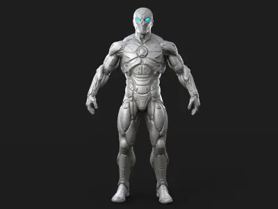 Sci-Fi Character Omega 3D model