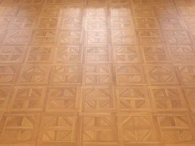 Parquet - Laminate - Wooden floor 2 in 1 Low-poly 3D model 12