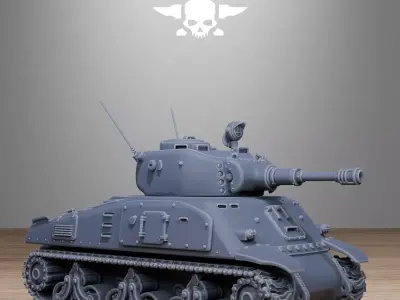 FreeGuard Battle Tank 3D print model