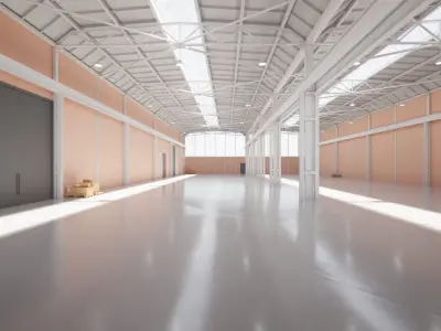 Industrial Warehouse Interior 17  Low-poly 3D model