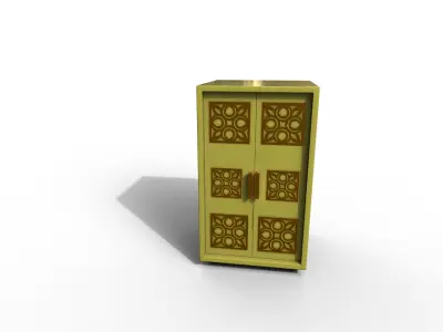 Pack 2 Modern Furniture 3D Model Low-poly 3D model