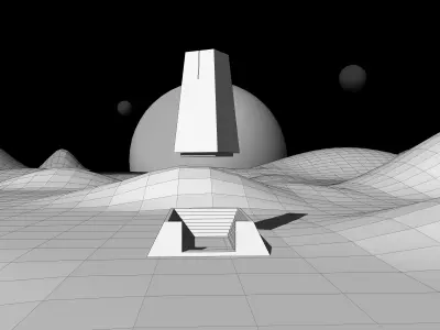 Graveyard of Gods Cementerio de Dioses  Low-poly 3D model