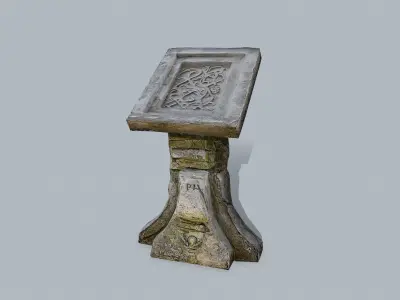 lectern Low-poly 3D model
