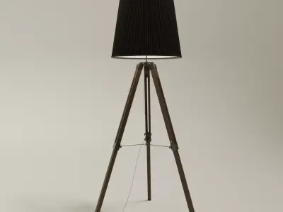 Tripod Floor Lamp 3D model