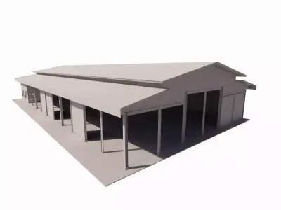 Warehouse-Warehouse Building 3D model