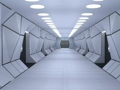 Sci Fi Interior 3D model
