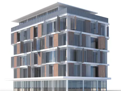 Office building Barnican 3D model