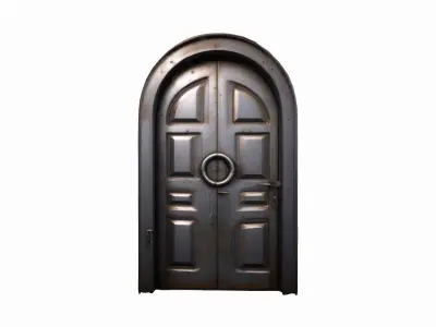 3d Model Office Building Security Access Metal Door 3D model