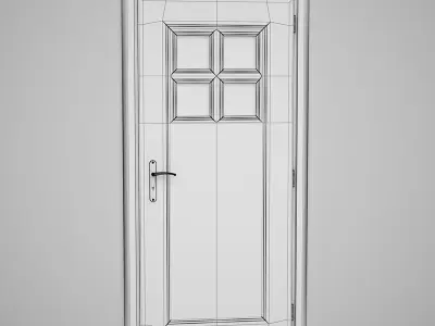 CGAxis Door 3D model