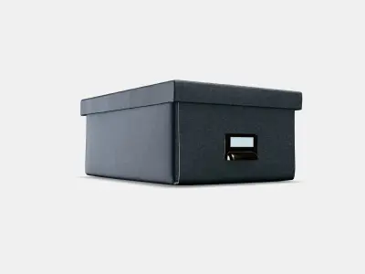 TJOG Storage box with lid 4 Low-poly 3D model