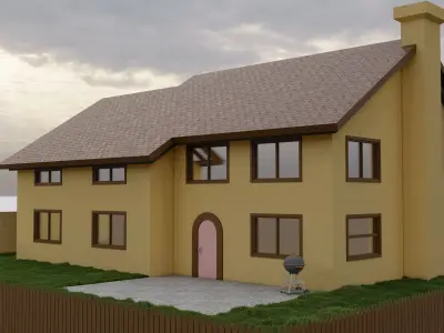 The Simpsons House 3D model