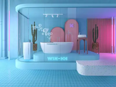 Sanitary Ware Exhibition 3D model